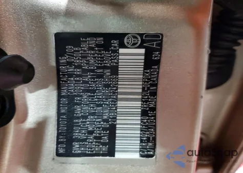 2010 Toyota Corolla Base из США, поврежденный, VIN 2T1BU4EE7AC242669